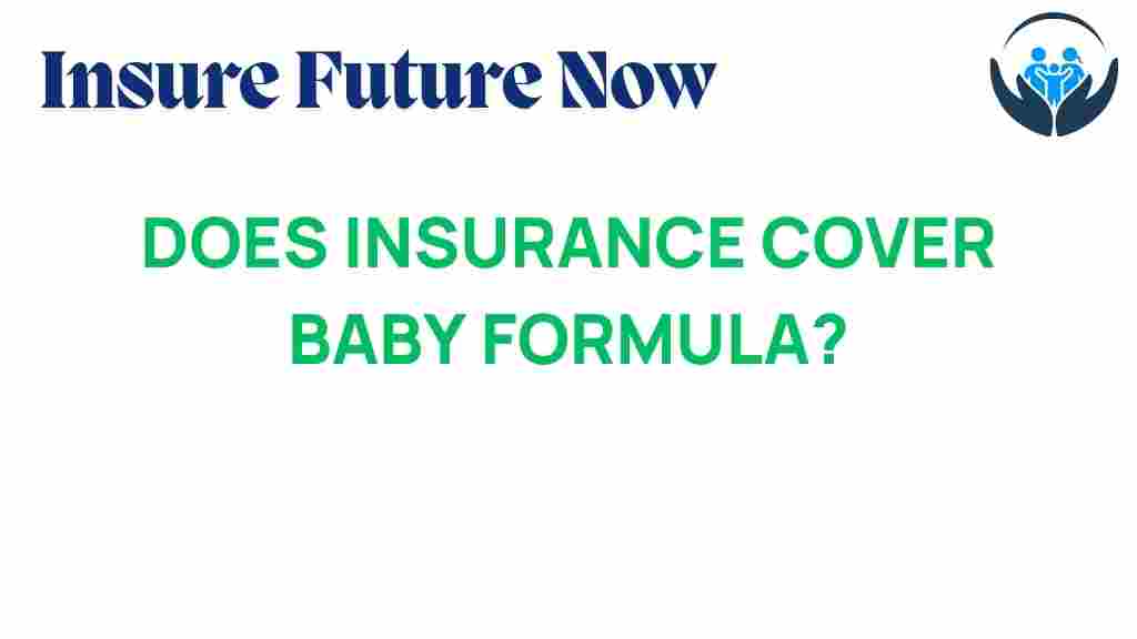does-insurance-cover-baby-formula