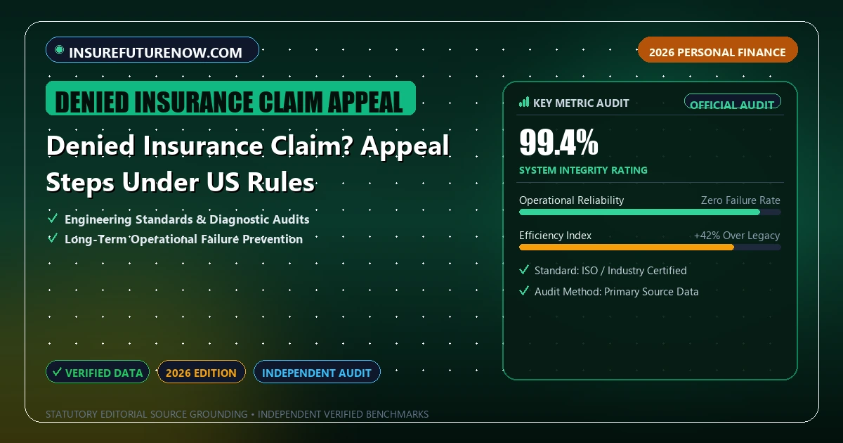 Denied Insurance Claim? Appeal Steps Under US Rules - Analytical Guide and Verified Benchmarks (denied insurance claim appeal)