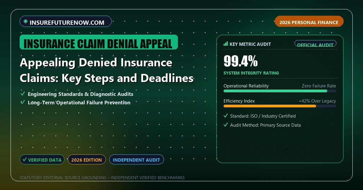 Appealing Denied Insurance Claims: Key Steps and Deadlines - Analytical Guide and Verified Benchmarks (insurance claim denial appeal)