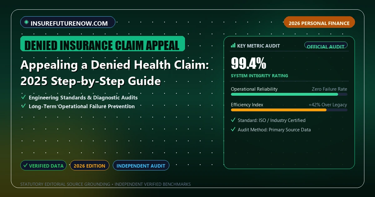 Appealing a Denied Health Claim: 2025 Step-by-Step Guide - Analytical Guide and Verified Benchmarks (denied insurance claim appeal)